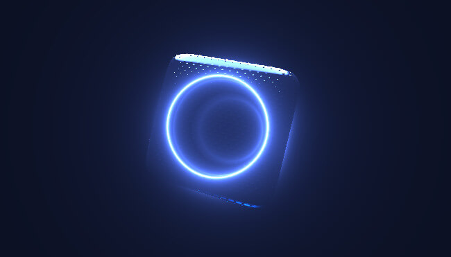 Glow Cube generative effect